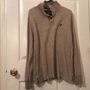 Long-Sleeve Collared Shirt